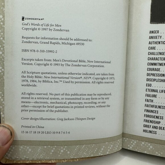 God's Words of Life: God's Words of Life for Men (Paperback) - Picture 5 of 5